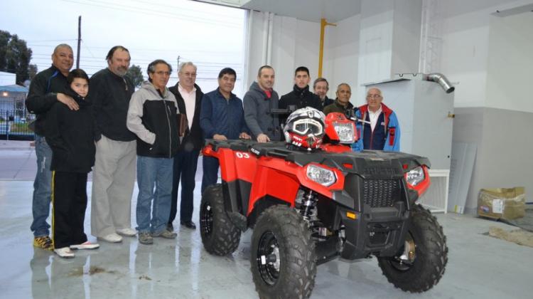 Bomberos de Rawson suman un cuatriciclo a su servicio