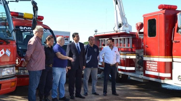 Bomberos de San Fernando recibió cuatro nuevas autobombas