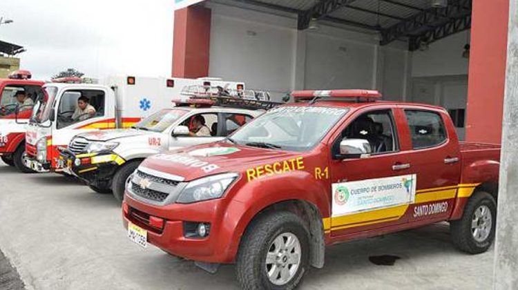 Bomberos de Santo Domingo de los Tsáchilas en proceso de reestructuración