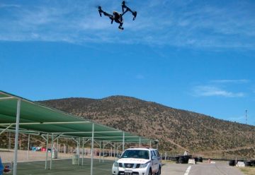 Bomberos de Río Hurtado exhibe dron para rescate