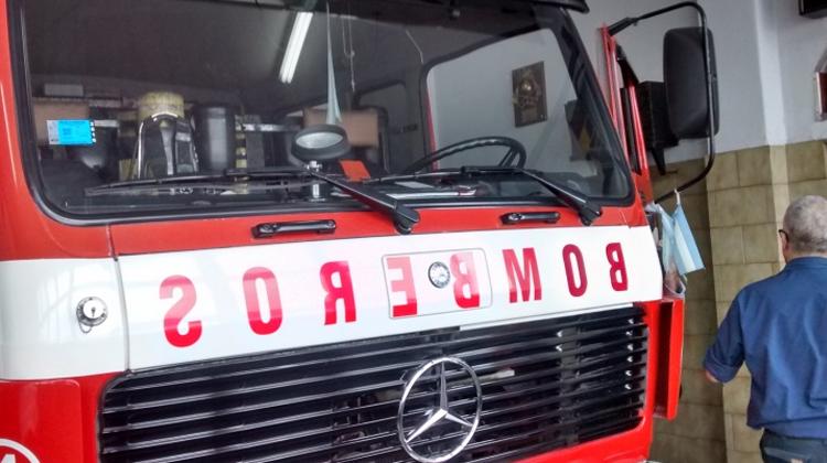 Los bomberos adquirieron una nueva autobomba