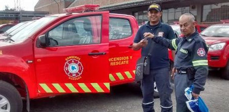 Nuevos equipos para los bomberos de Cundinamarca