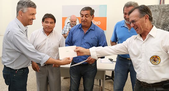 Aportes para 34 asociaciones de Bomberos Voluntarios