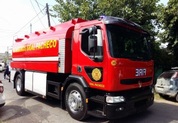 Nuevo camión cisterna para los Bomberos de Gral. Pacheco