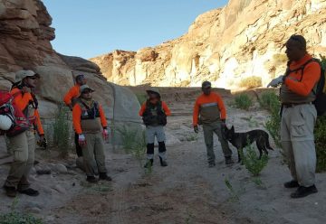 Bombero Rancagüino en la búsqueda de Kurt Martinson