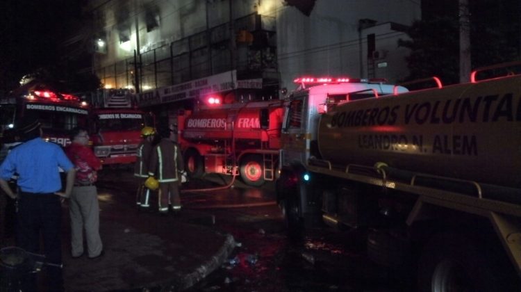 Bomberos de Misiones colaboraron en el incendio de Encarnación
