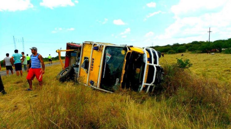 Bomberos de Ceibas sufrieron un grave accidente