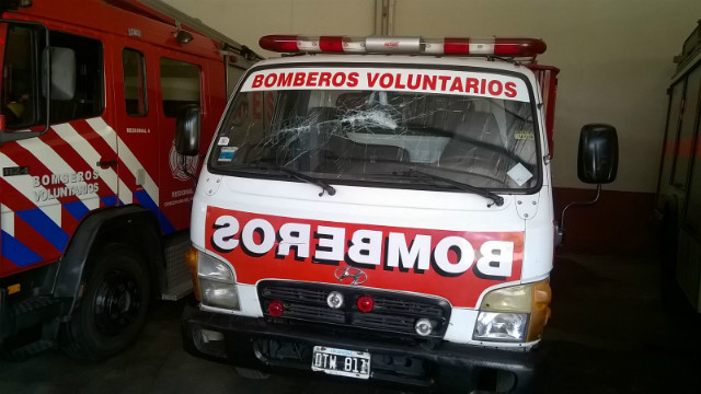 Agreden a Bomberos de Concepción del Uruguay