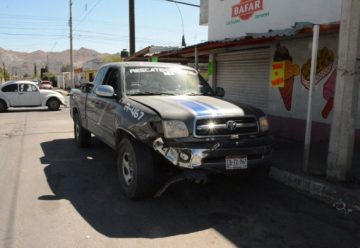 Policía Ministerial choca a vehículo 4×4 de los Bomberos