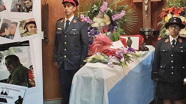Dolor y gran acompañamiento en el último adiós a Luis Gramajo