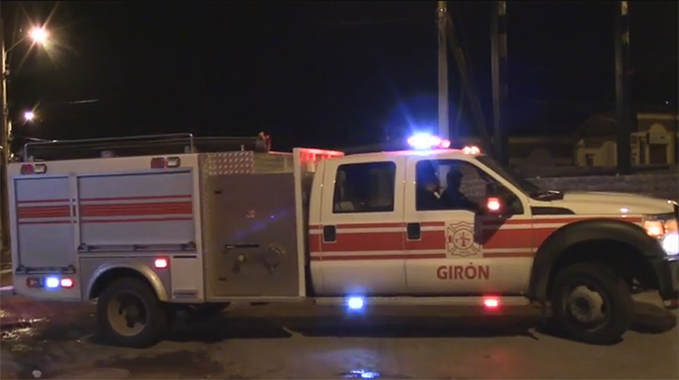 Bomberos Voluntarios de Giron recibió nueva unidad de ataque rapida