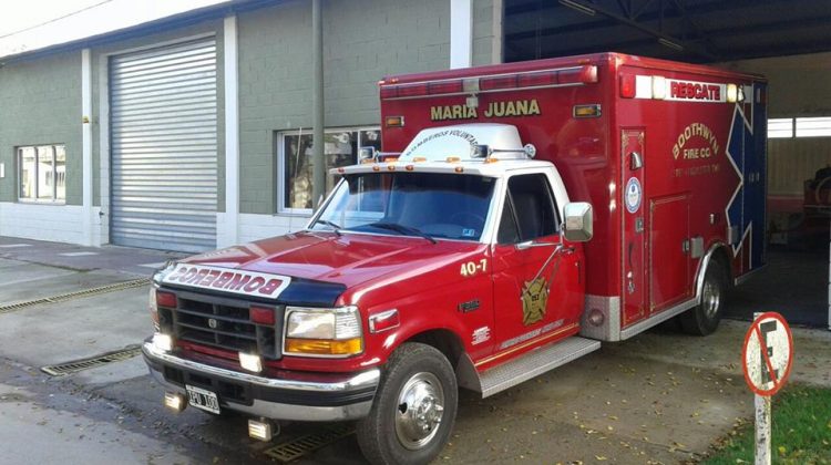 Bomberos Voluntarios de María Juana presento una nueva unidad de rescate