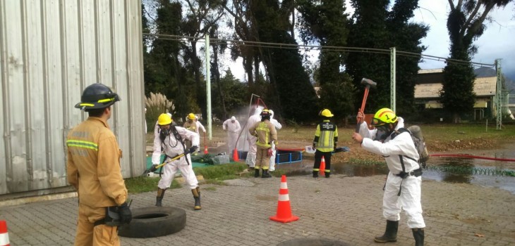 Bomberos de Llay Llay capacitaron a 65 voluntarios de Córdoba, Arg.