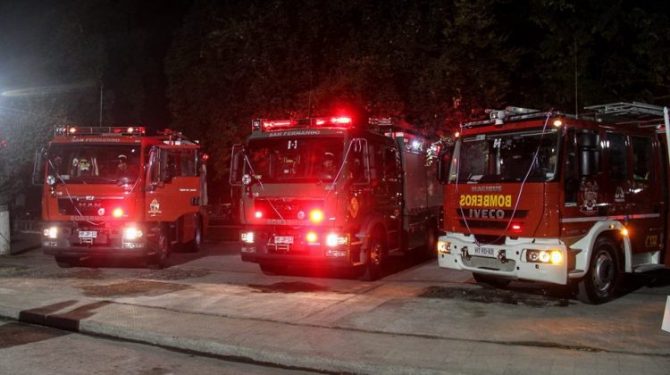 Bomberos de San Fernando cuenta con tres nuevos carros