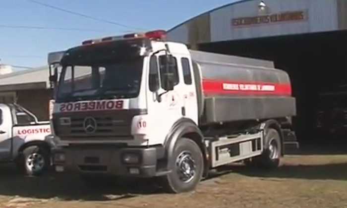Bomberos de Labordeboy adquirió un nuevo cisterna
