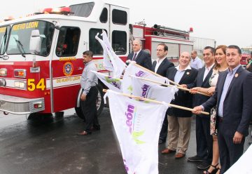 Rodríguez Calderón inaugura Unidad de Bomberos en García