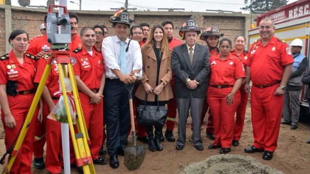 Construyen nueva estación de bomberos en Surco