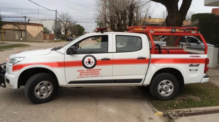 Nueva unidad para Bomberos Voluntarios de Calchaqui