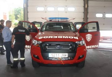 El Parque Comarcal de Bomberos de Andújar cuenta con un nuevo vehículo