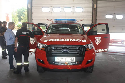 El Parque Comarcal de Bomberos de Andújar cuenta con un nuevo vehículo