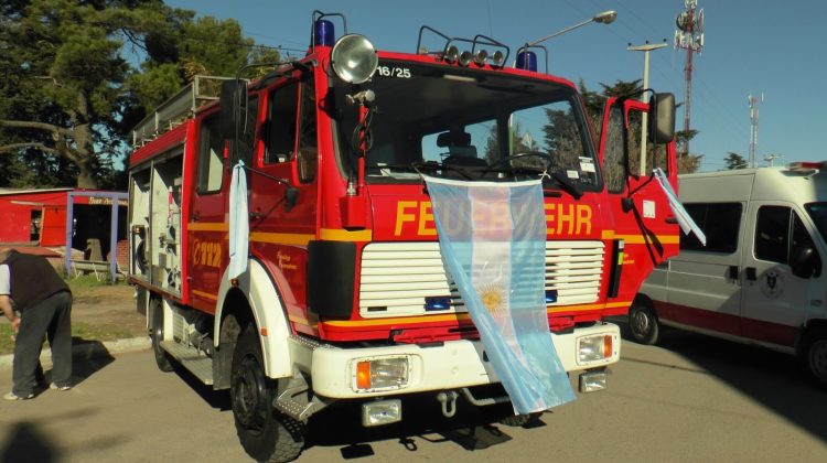 Nueva autobomba para bomberos de Sierra de la Ventana