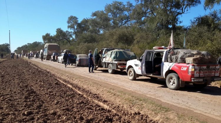 Bomberos participa de Caravana Solidaria