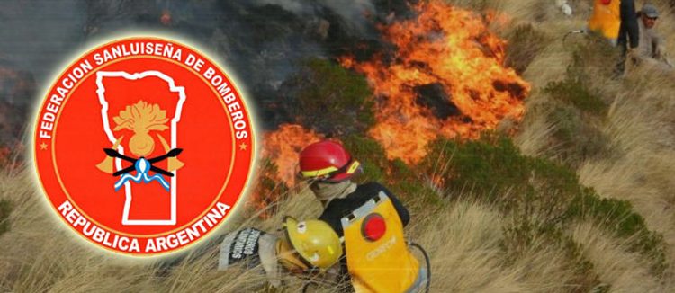 Bombero Voluntario de Naschel herido en una intervención