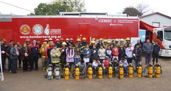 Bomberos del Chaco se capacitaron en Espacios Confinados