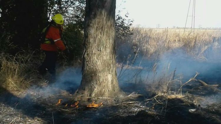 Agredieron con piedras a bomberos voluntarios