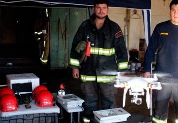 Bomberos de La Calera tiene un dron para apoyar investigaciones