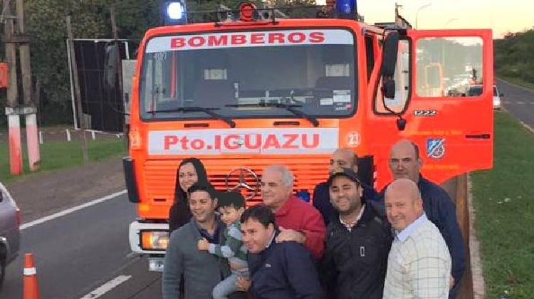 Llego la nueva unidad para los bomberos de Iguazú
