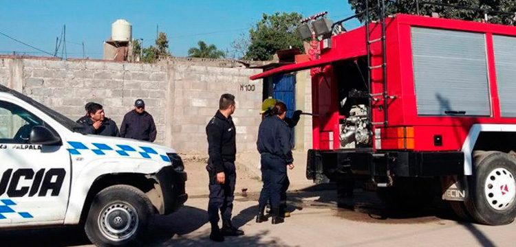 Bomberos rescataron a dos niños de un incendio en Palpalá