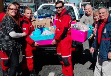 Bomberos de Concepción del Uruguay entregaron juguetes