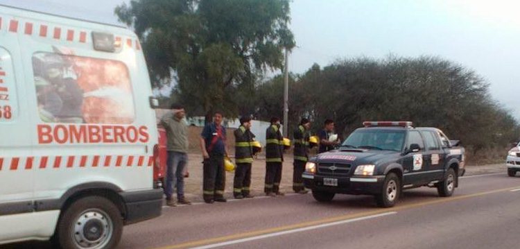 Quimilí despidió al jefe del cuartel los bomberos