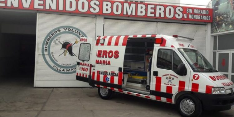 Bomberos de Villa Maria tiene nueva ambulancia