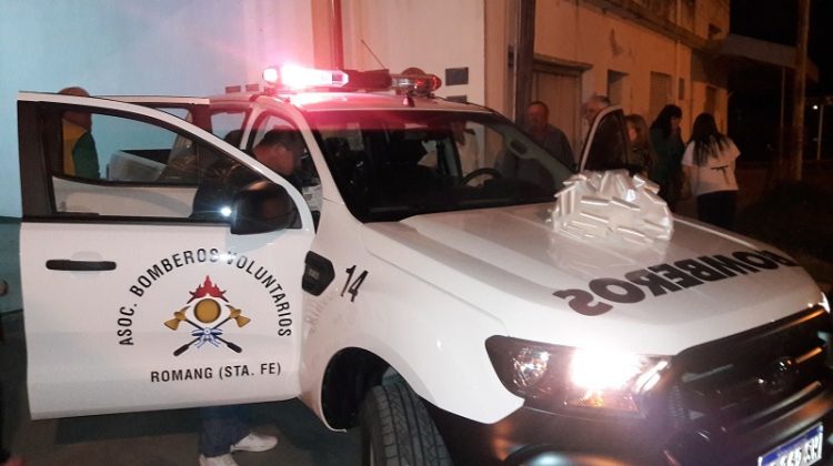 Bomberos de Romang presentaron Unidad de Apoyo