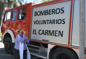 Bomberos voluntarios de El Carmen adquirieron autobomba