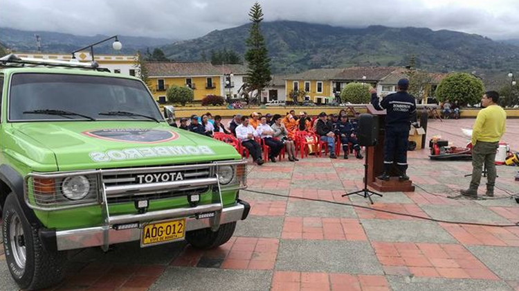 Municipio de Turmequé ya tiene Cuerpo de Bomberos Voluntarios