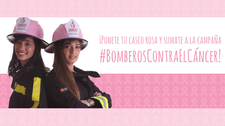 Bomberos renuevan su compromiso en la lucha contra el cáncer