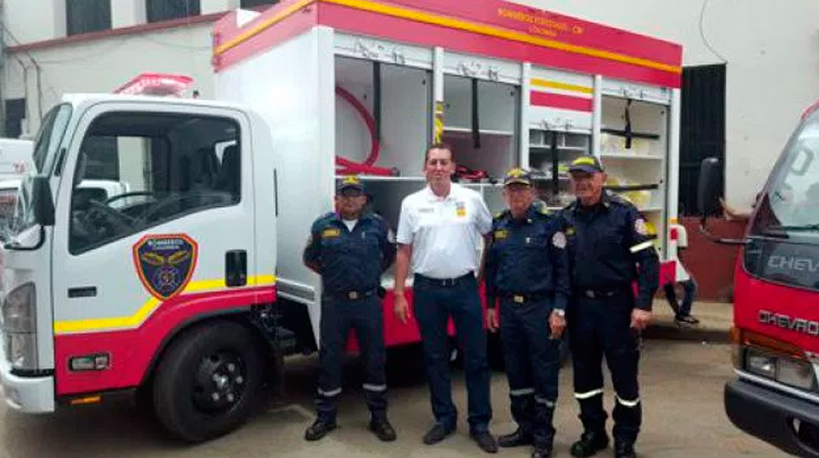 Bomberos de Santander de Quilichao estrenan máquina