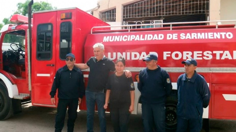 Sarmiento ya tiene su camión de bomberos