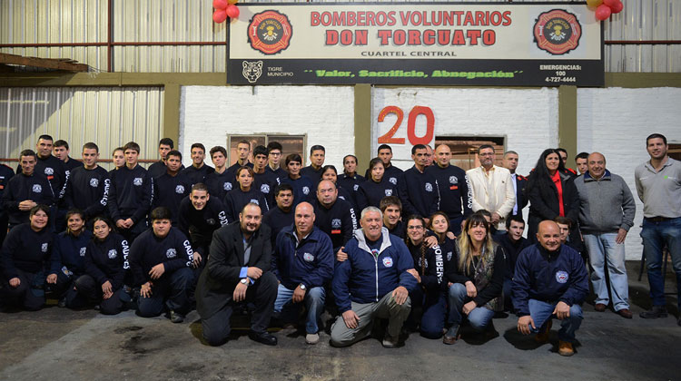 Los bomberos de Don Torcuato festejaron su vigésimo aniversario