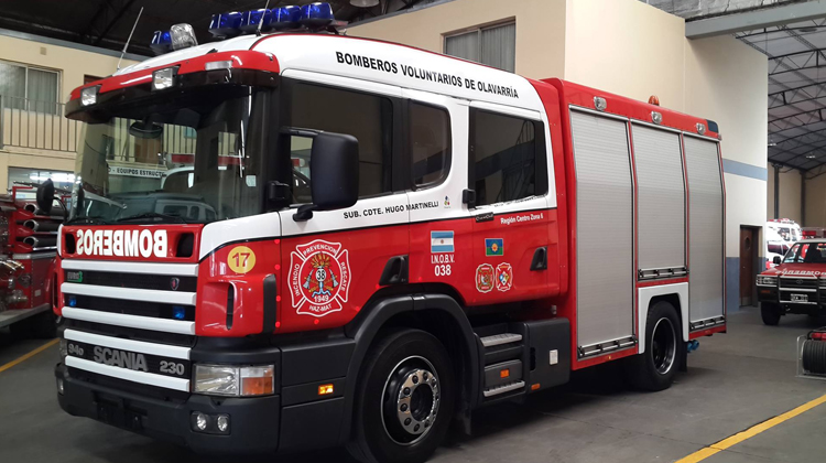 Bomberos de Olavarria celebró sus 67 años de servicio