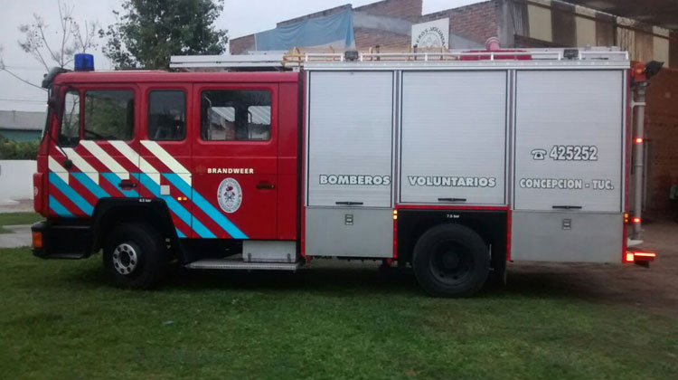 Nueva autobomba para Bomberos de Concepción