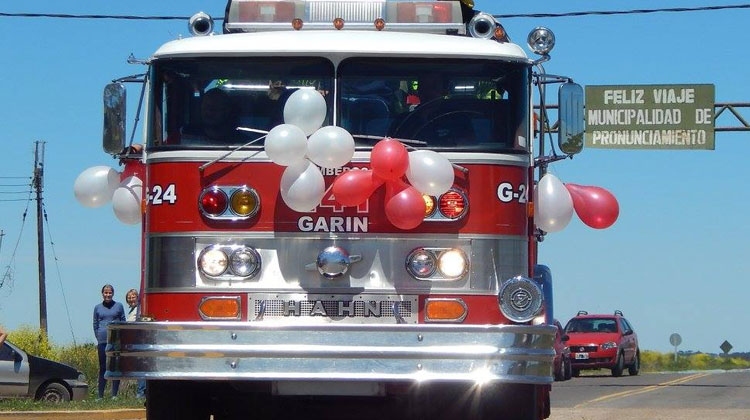 Donacion para los Bomberos de Pronunciamiento