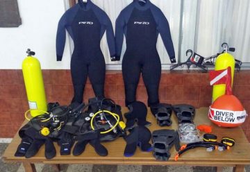 Bomberos adquirió dos equipos de buceo