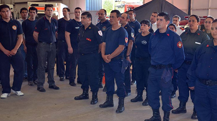 Bomberos Voluntarios vivieron su Fiesta Provincial en Esperanza