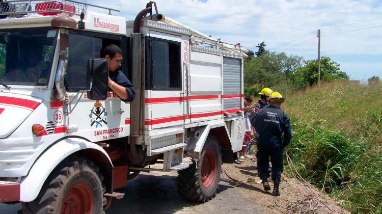 Bomberos recuperó un Unimog para asistencia en inundaciones