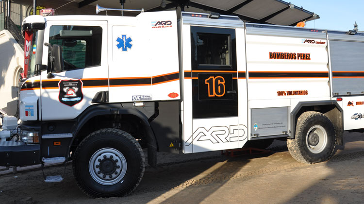 Nuevas Unidades de los Bomberos Voluntarios de Perez