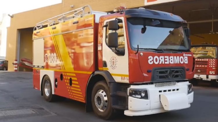 Nueva Unidad Pesada para el Parque de Bomberos de Almería